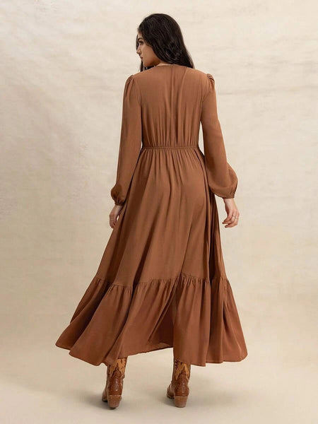 boheme junction Women Dresses PARIS Maxi Dress - Tan