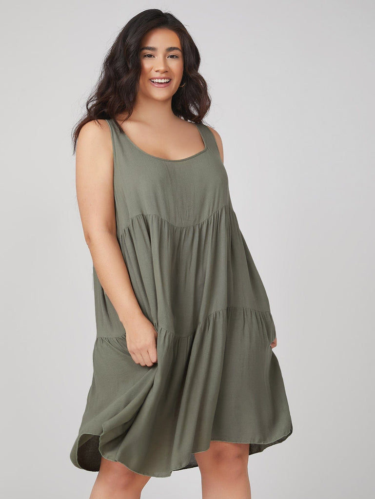 PLUS SIZE Adela Mini Dress | LAST SIZES-Plus Size Dresses- Boheme Junction