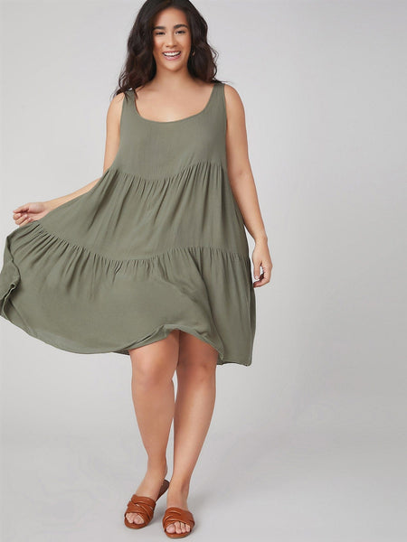 PLUS SIZE Adela Mini Dress | LAST SIZES-Plus Size Dresses- Boheme Junction