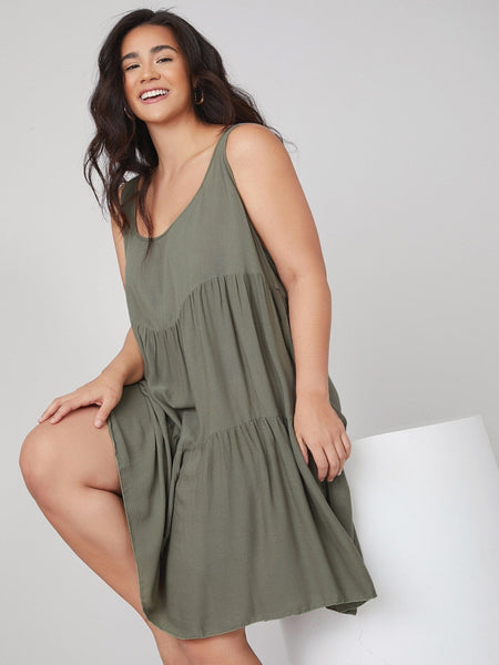 PLUS SIZE Adela Mini Dress | LAST SIZES-Plus Size Dresses- Boheme Junction