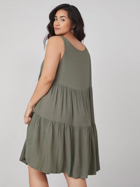 PLUS SIZE Adela Mini Dress | LAST SIZES-Plus Size Dresses- Boheme Junction