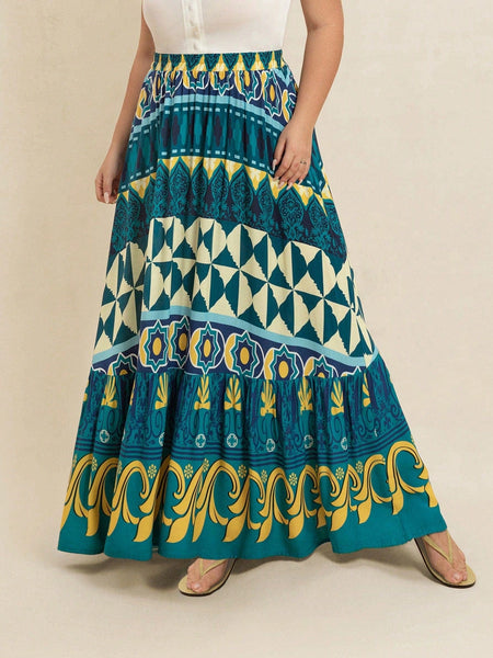 BOHEME JUNCTION Plus Size Skirts PLUS SIZE Adriana Maxi Skirt | LAST SIZES