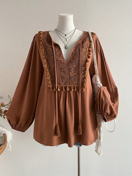PLUS SIZE Alyce Top-Plus Size Tops- Boheme Junction