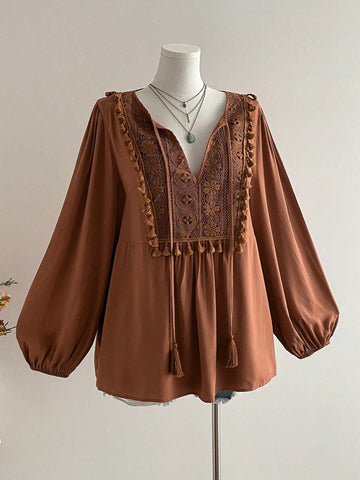 PLUS SIZE Alyce Top-Plus Size Tops- Boheme Junction