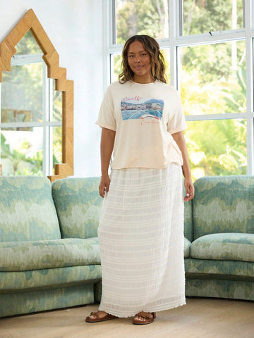 PLUS SIZE Amalfi Top-Plus Size T-shirts- Boheme Junction