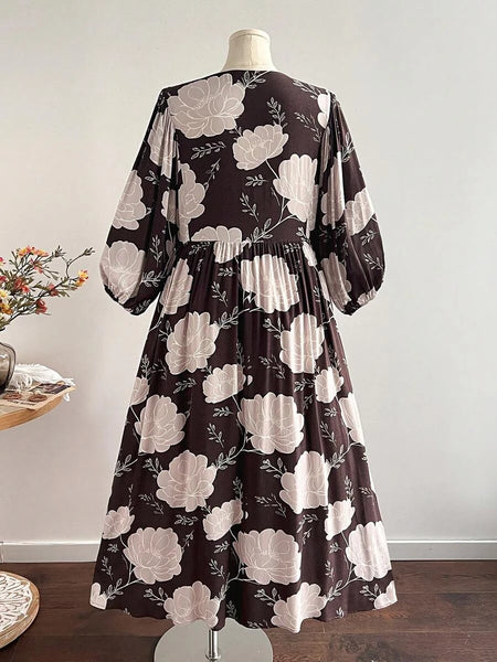 Boheme Junction Plus Size Dresses PLUS SIZE Audrey Maxi Dress - Chocolate