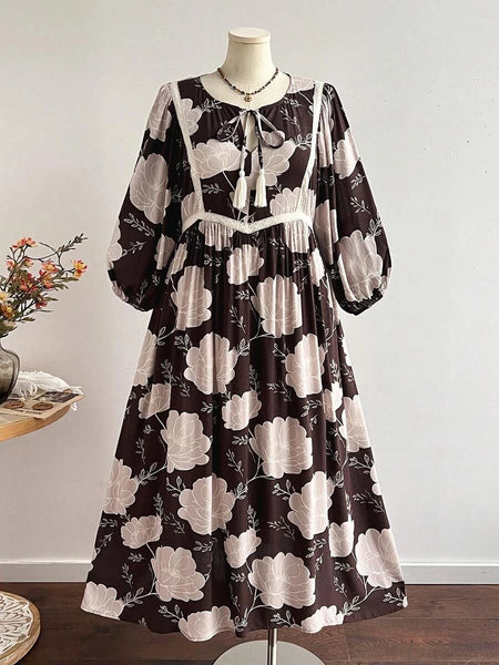 Boheme Junction Plus Size Dresses PLUS SIZE Audrey Maxi Dress - Chocolate