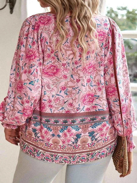 boheme junction Plus Size Tops PLUS SIZE Bradlee Top - Pink