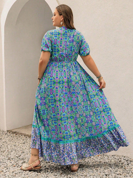 boheme junction Plus Size Dresses PLUS SIZE Capri Maxi Dress