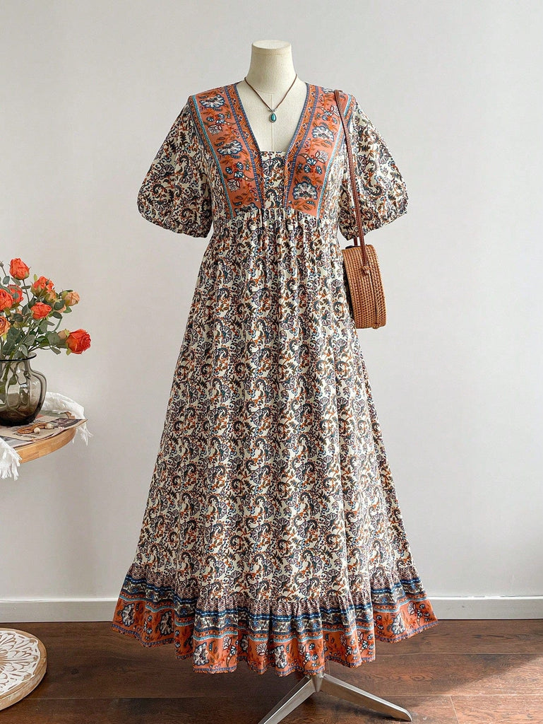 boheme junction Plus Size Dresses PLUS SIZE Capri Maxi Dress - Floral