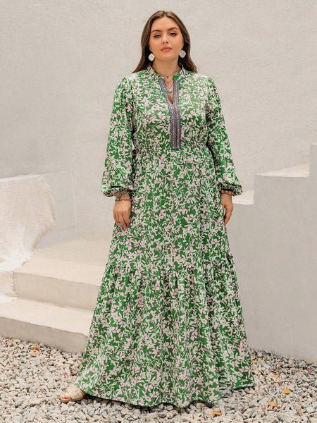 boheme junction Plus Size Dresses PLUS SIZE Carrie Maxi Dress - Green