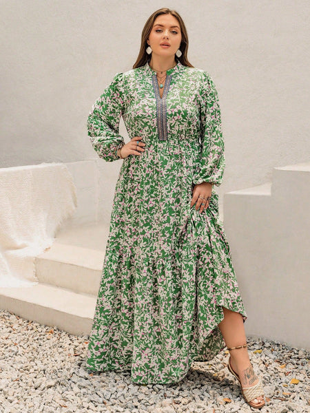 boheme junction Plus Size Dresses PLUS SIZE Carrie Maxi Dress - Green