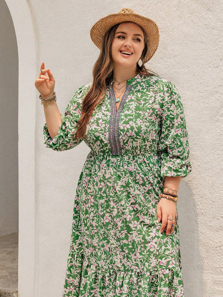 boheme junction Plus Size Dresses PLUS SIZE Carrie Maxi Dress - Green