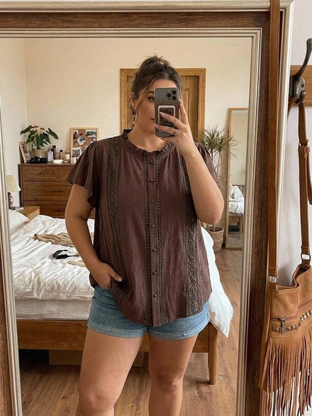 Boheme Junction Plus Size Tops PLUS SIZE Celia Top | 5XL - 8XL
