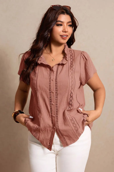 Boheme Junction Plus Size Tops PLUS SIZE Celia Top - Blush