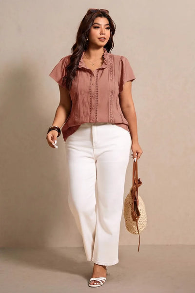 Boheme Junction Plus Size Tops PLUS SIZE Celia Top - Blush