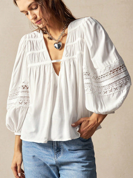 PLUS SIZE Dana Top-Plus Size Tops- Boheme Junction