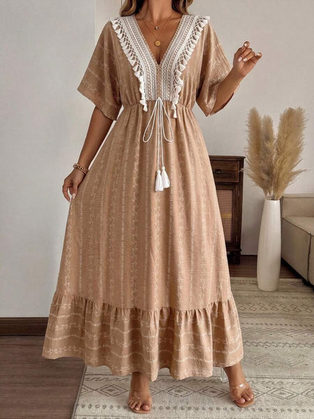 PLUS SIZE Georgia Maxi Dress-Plus Size Dresses- Boheme Junction