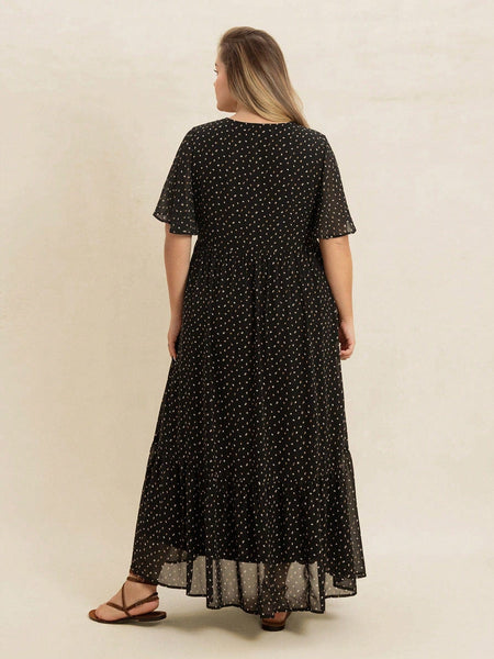 PLUS SIZE Hudson Maxi Dress-Plus Size Arabian Dresses- Boheme Junction
