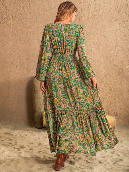 BOHEME JUNCTION Plus Size Dresses PLUS SIZE Jayde Maxi Dress - Green