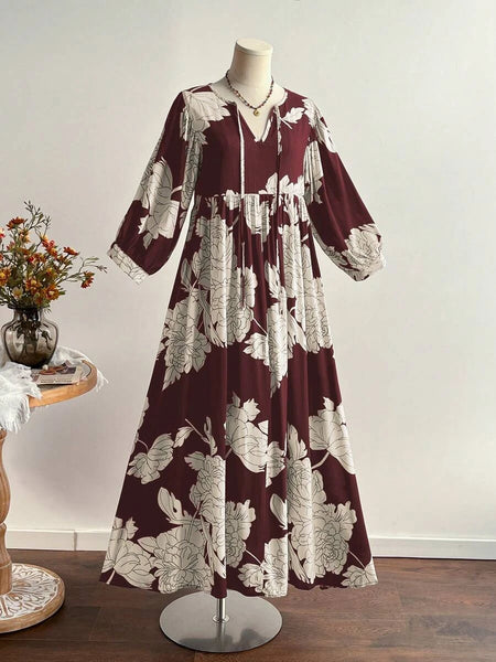 Boheme Junction Plus Size Dresses PLUS SIZE Jazlyn Maxi Dress - Burgundy