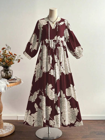 Boheme Junction Plus Size Dresses PLUS SIZE Jazlyn Maxi Dress - Burgundy