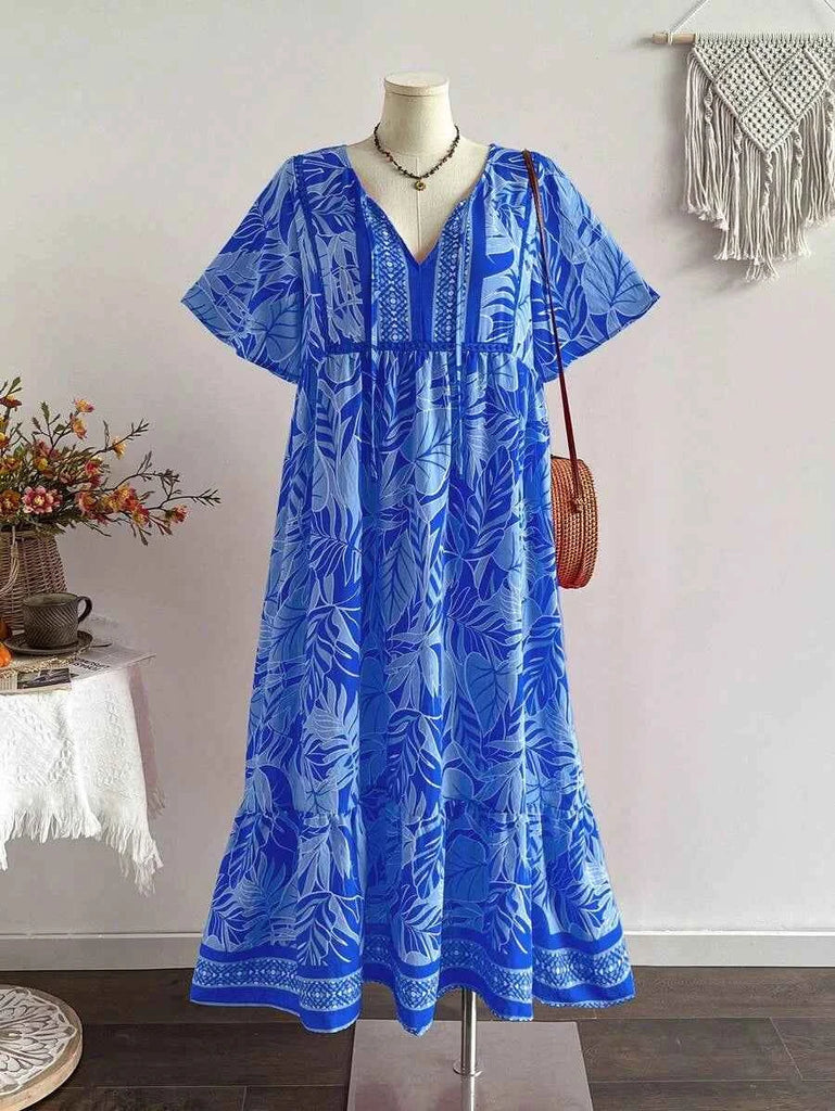 PLUS SIZE Kalea Maxi Dress - Blue
