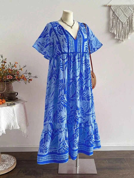 PLUS SIZE Kalea Maxi Dress - Blue