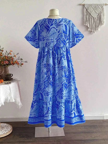 PLUS SIZE Kalea Maxi Dress - Blue