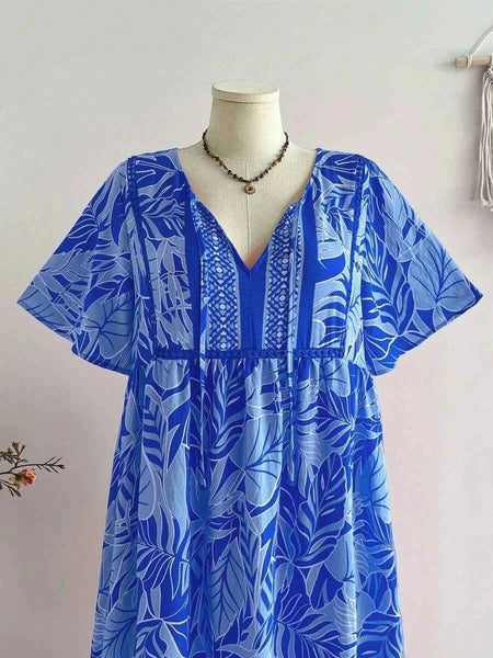PLUS SIZE Kalea Maxi Dress - Blue
