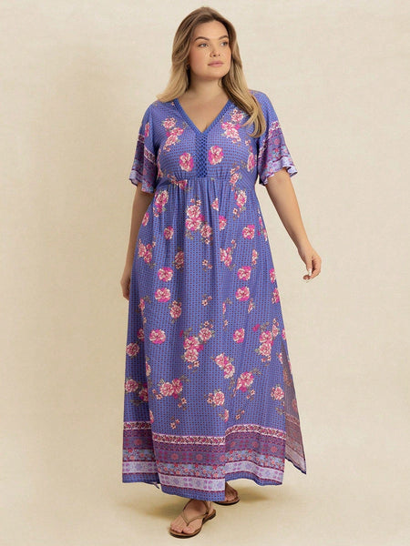 PLUS SIZE Medina Maxi Dress | LAST SIZES-Plus Size Dresses- Boheme Junction