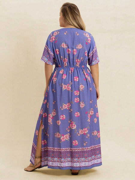 PLUS SIZE Medina Maxi Dress | LAST SIZES-Plus Size Dresses- Boheme Junction