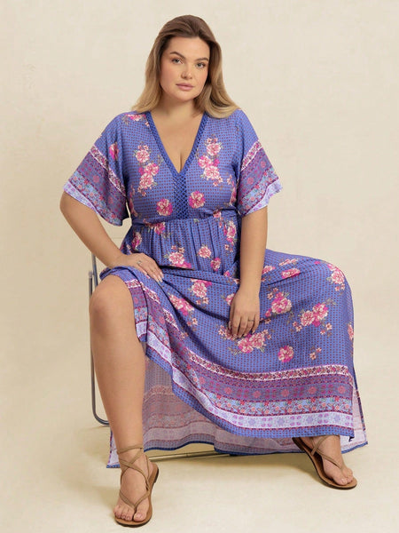 PLUS SIZE Medina Maxi Dress | LAST SIZES-Plus Size Dresses- Boheme Junction