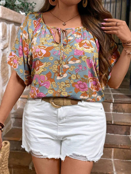 PLUS SIZE Mia Top | LAST SIZES-Plus Size Tops- Boheme Junction