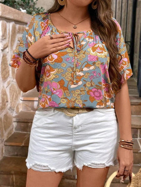 PLUS SIZE Mia Top | LAST SIZES-Plus Size Tops- Boheme Junction