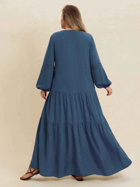 Boheme Junction Plus Size Dresses PLUS SIZE Nyles Maxi Dress - Blue