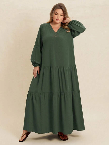 Boheme Junction Plus Size Dresses PLUS SIZE Nyles Maxi Dress - Olive