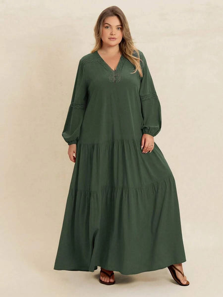 Boheme Junction Plus Size Dresses PLUS SIZE Nyles Maxi Dress - Olive