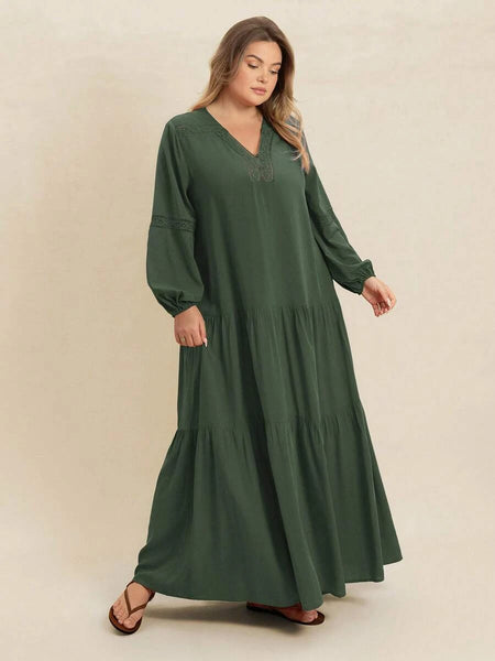 Boheme Junction Plus Size Dresses PLUS SIZE Nyles Maxi Dress - Olive