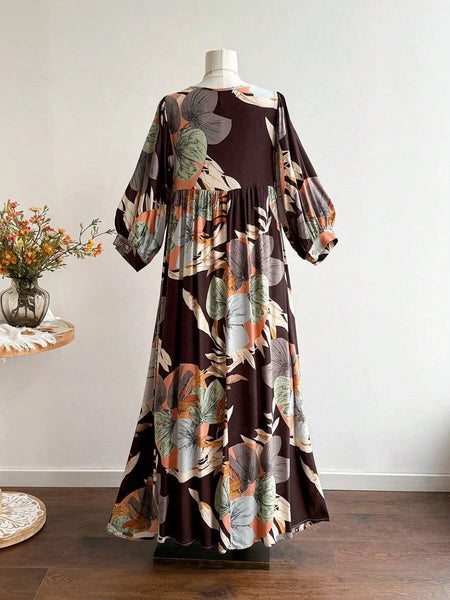Boheme Junction Plus Size Dresses PLUS SIZE Paige Maxi Dress - Chocolate