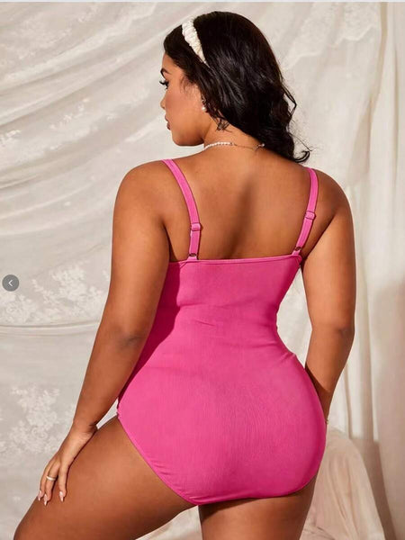 boheme junction Women Plus Beachwear PLUS SIZE Palms One Piece Swimsuit