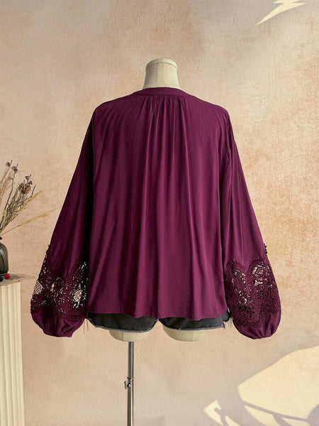 PLUS SIZE Penelope Top-Plus Size Tops- Boheme Junction