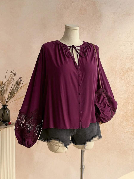 PLUS SIZE Penelope Top-Plus Size Tops- Boheme Junction