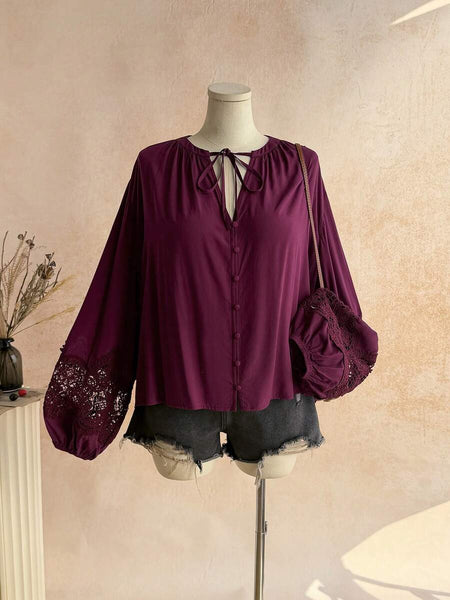 PLUS SIZE Penelope Top-Plus Size Tops- Boheme Junction