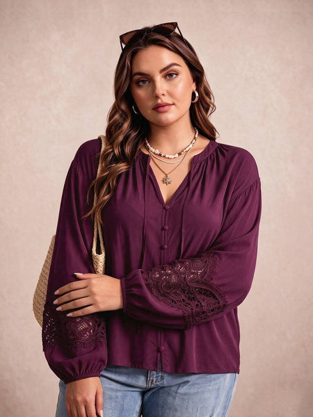 PLUS SIZE Penelope Top-Plus Size Tops- Boheme Junction