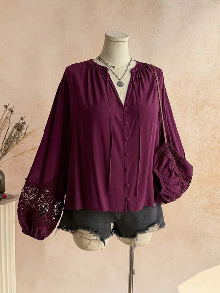 PLUS SIZE Penelope Top-Plus Size Tops- Boheme Junction