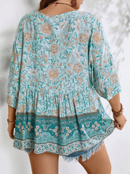 PLUS SIZE Persia Top | LAST SIZES-Tops- Boheme Junction
