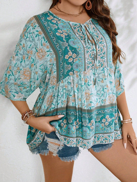 PLUS SIZE Persia Top | LAST SIZES-Tops- Boheme Junction