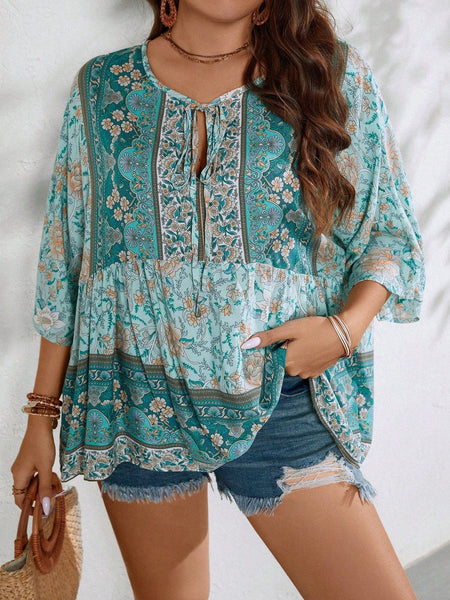 PLUS SIZE Persia Top | LAST SIZES-Tops- Boheme Junction