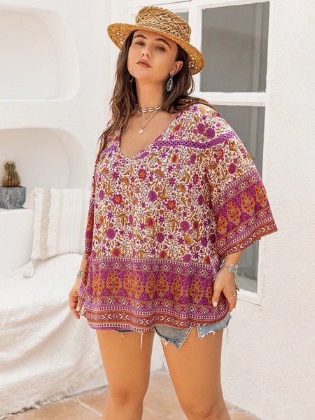 PLUS SIZE Ryder Top | LAST SIZES-Plus Size Blouses- Boheme Junction